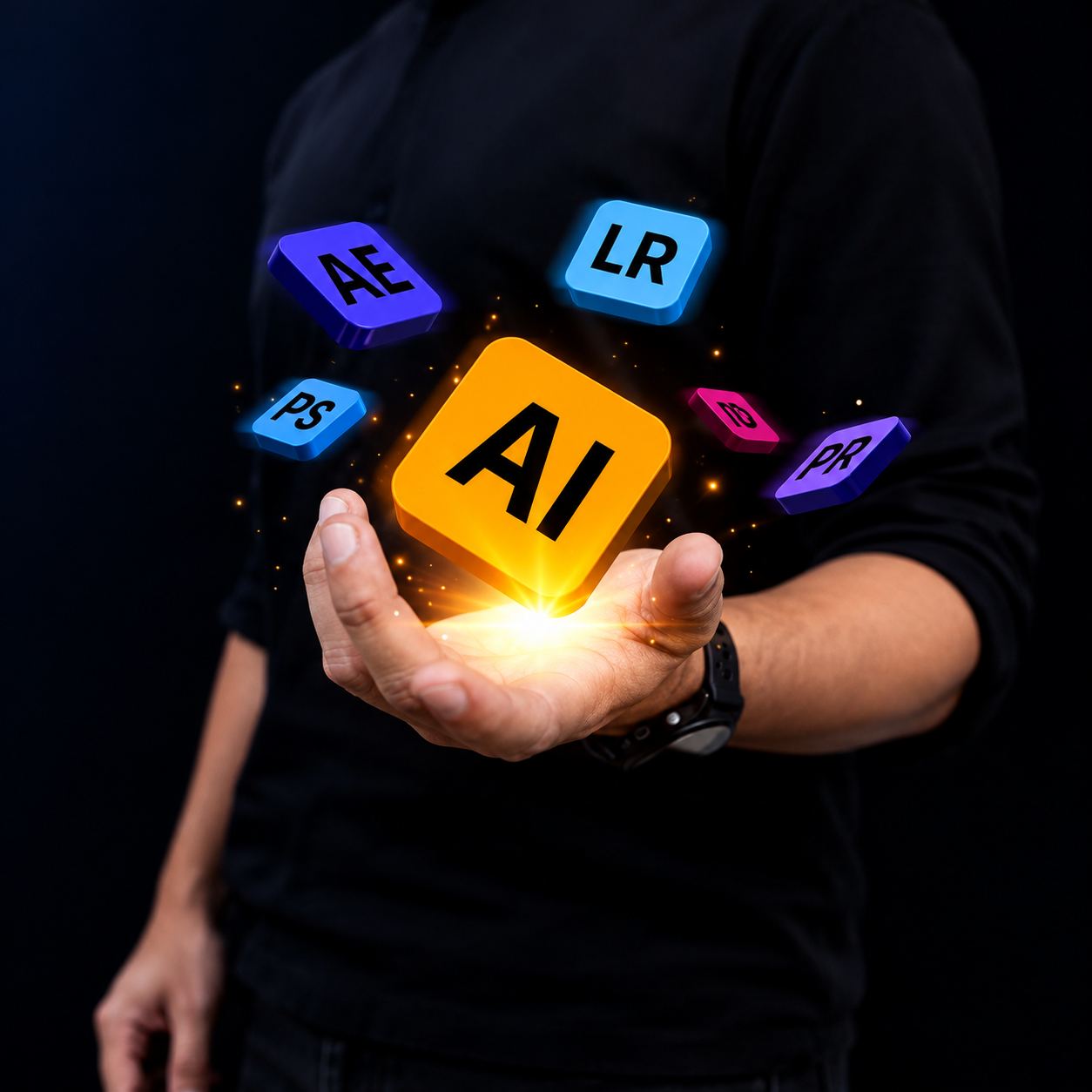 AI Creative Control Dashboard from the AI + Graphic Design course in Jaipur
