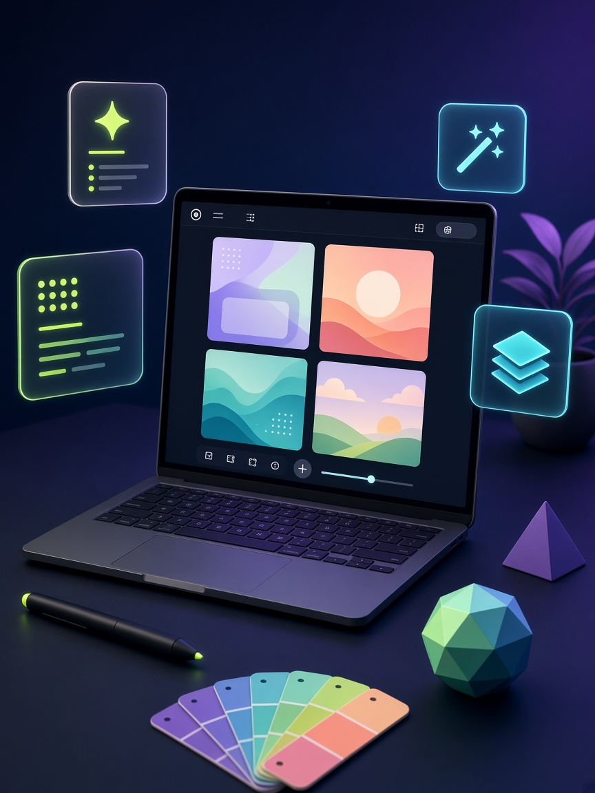 Beginner AI graphic design learning path