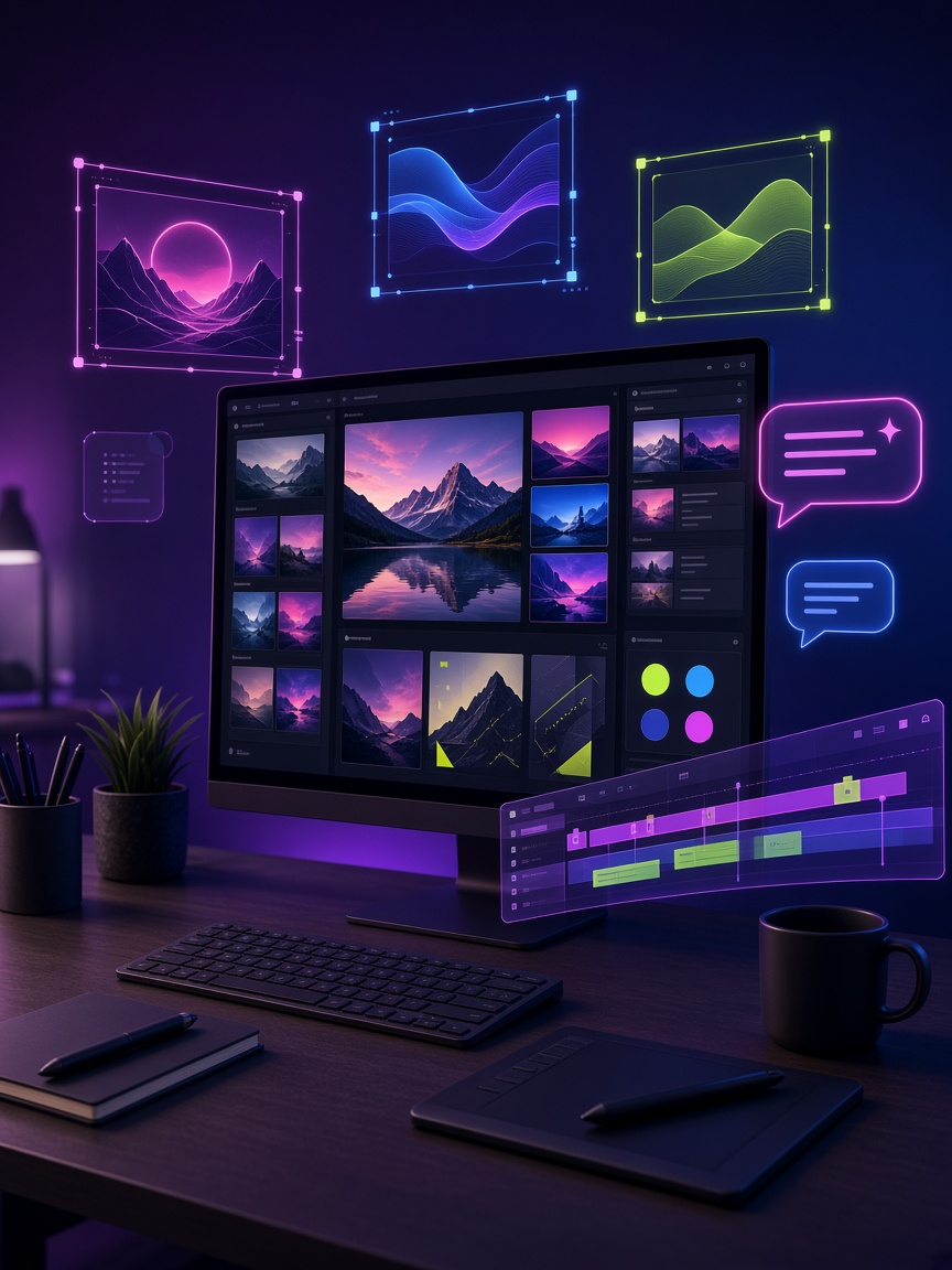 Intermediate AI graphic design learning path