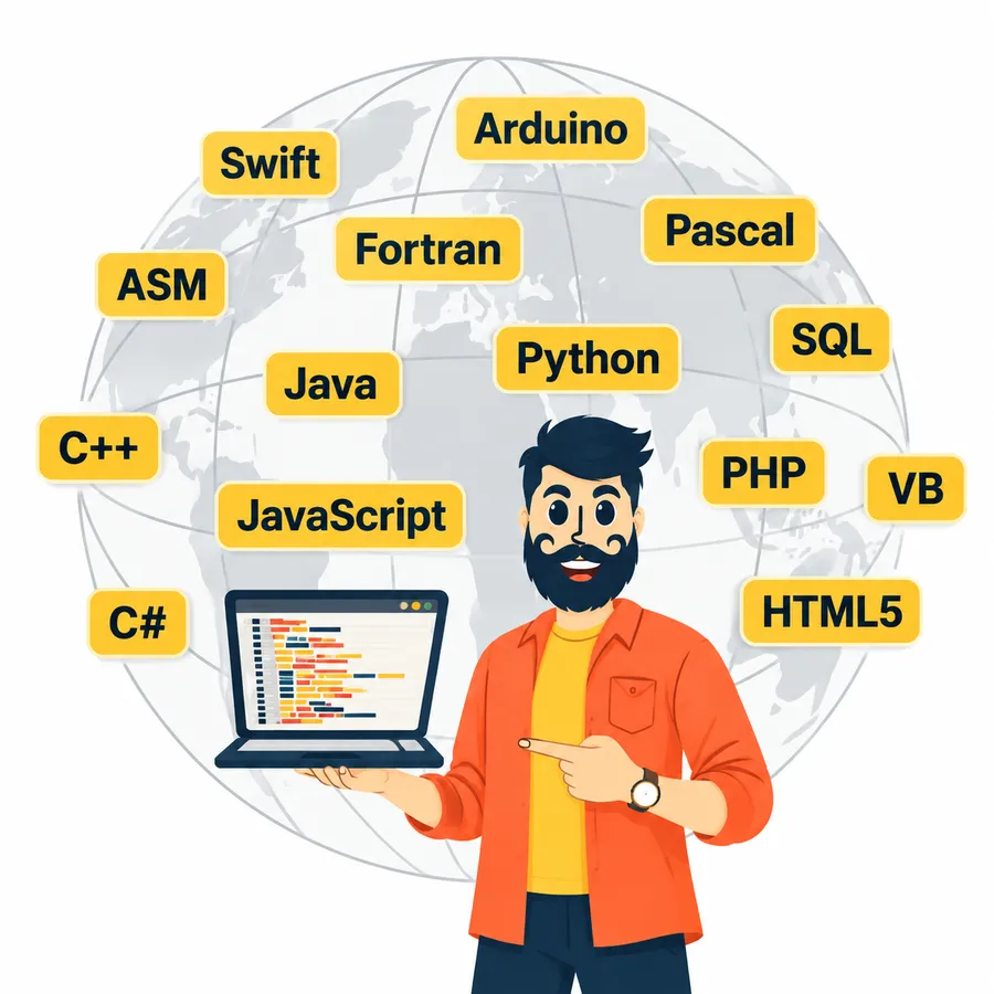 Coding instructor teaching web development