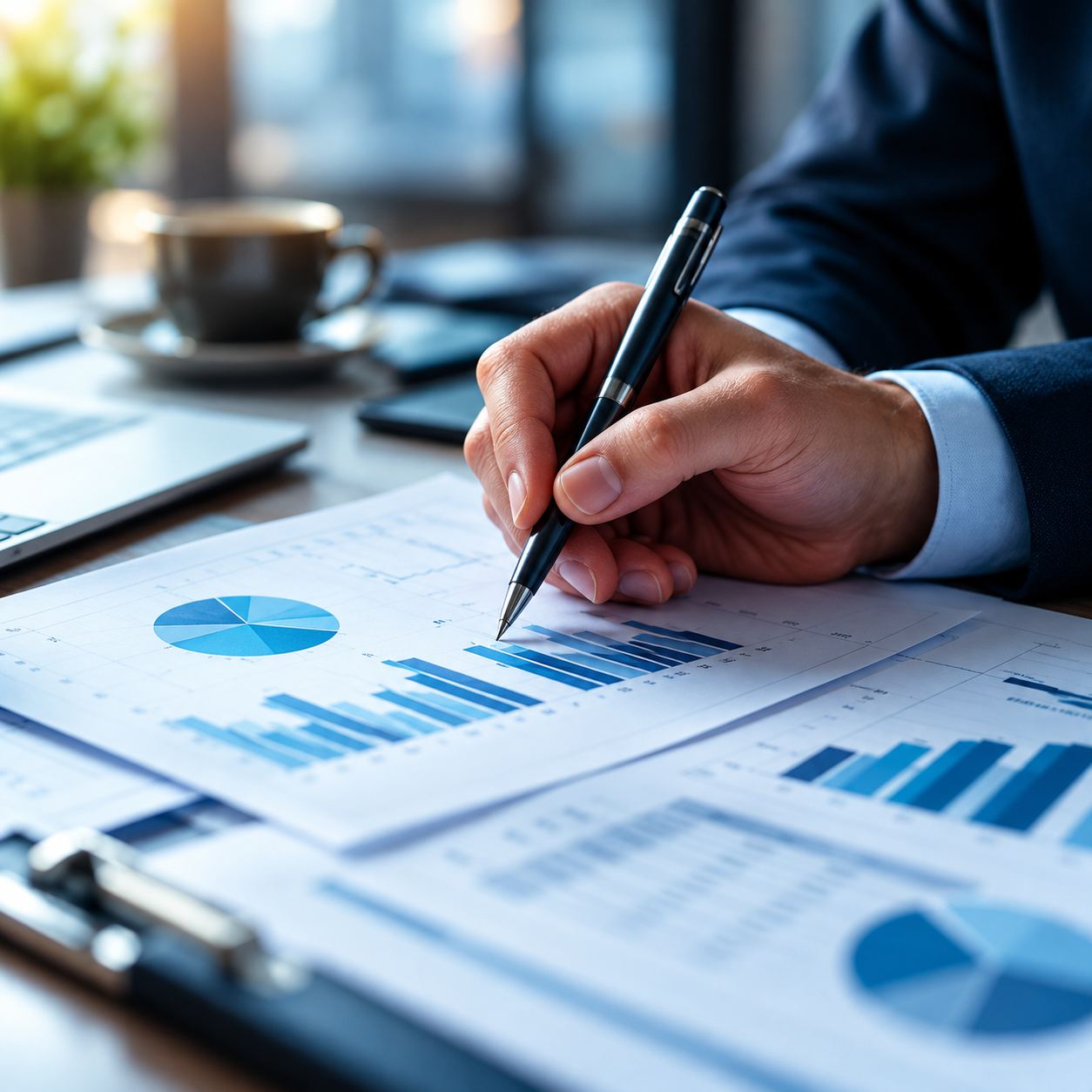 Pen Over Financial Charts from the Power BI course in Jaipur