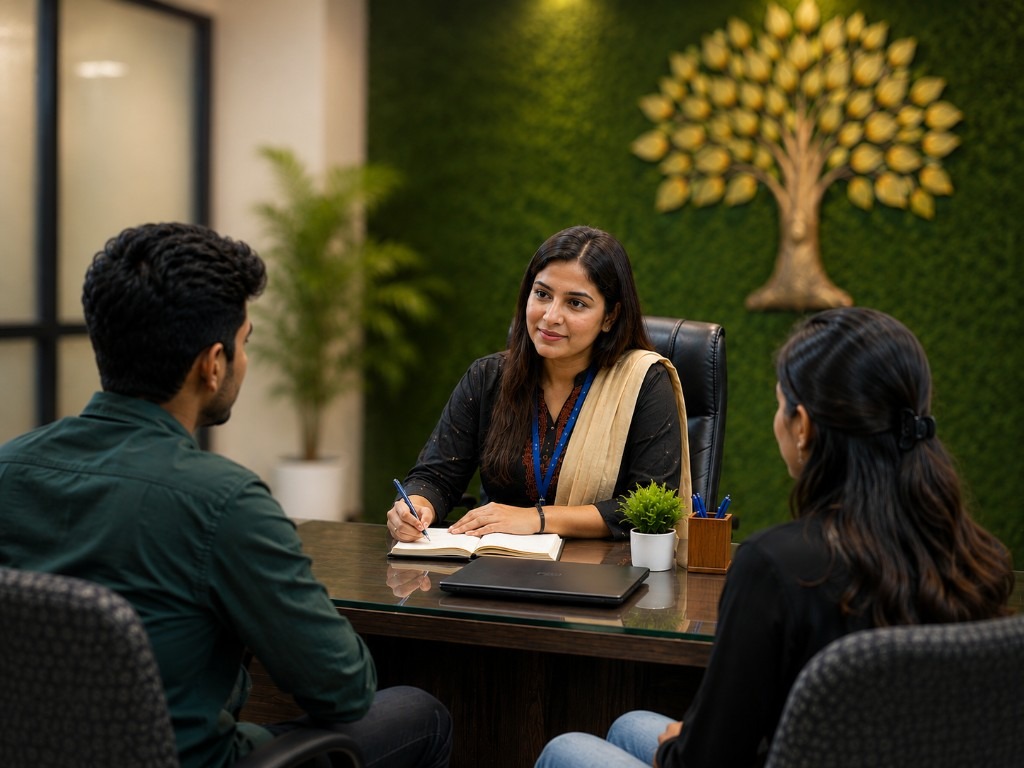 One-to-one student counselling session