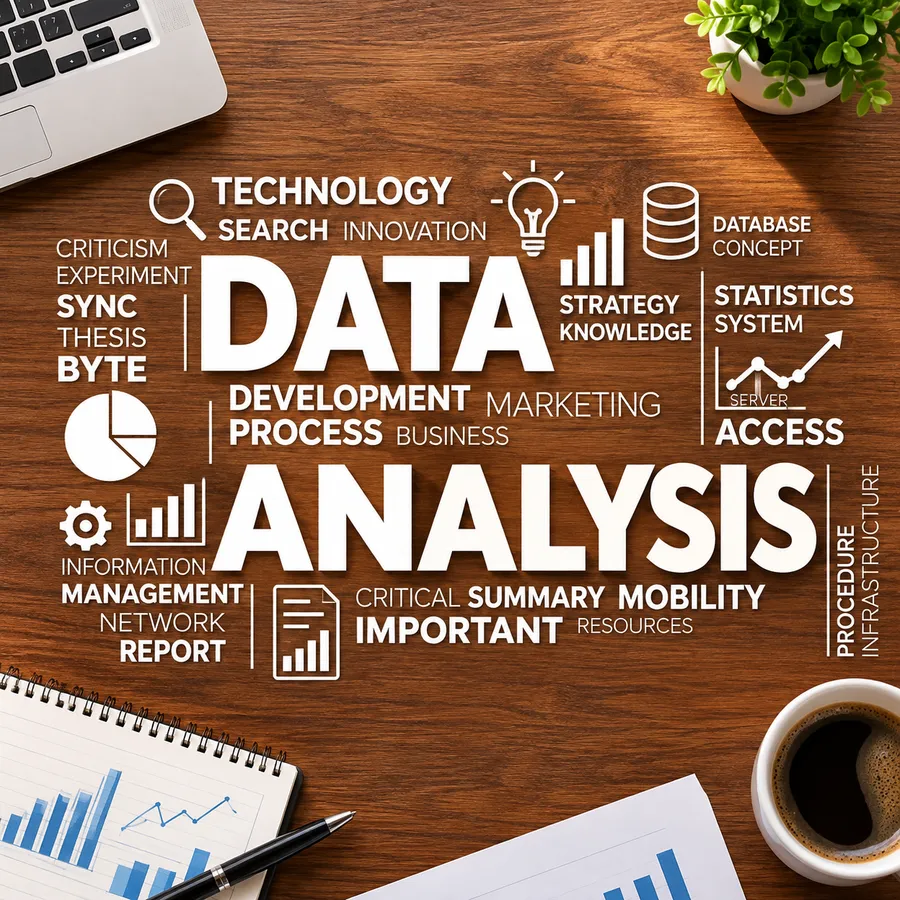 Data analysis workspace and infographic